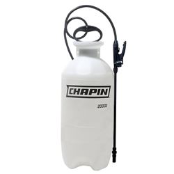 CHAPIN 20003 Handheld Sprayer, 3 gal Tank, Poly Tank, 34 in L Hose, Translucent