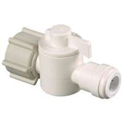 Watts 3552-0806/P-672 In-Line Valve, 1/2 x 1/4 in Connection, NPS x CTS, 250 psi Pressure, Thermoplastic Body