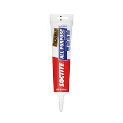 Loctite POLYSEAMSEAL 2139006 Adhesive Caulk, White, 24 hr to 2 weeks Curing, 40 to 100 deg F, 5.5 oz Squeeze Tube