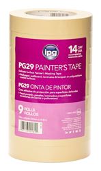 IPG PG29..22R Masking Tape, 60 yd L, 0.94 in W, Paper Backing, Beige