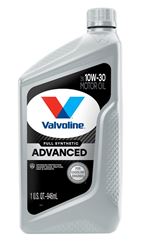 Valvoline VV935 Advanced Full Synthetic Motor Oil, 10W-30, 1 qt, Bottle, Pack of 6