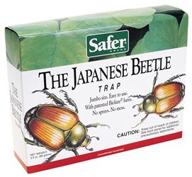 Safer 70102 Japanese Beetle Trap, Solid, Fruity Box