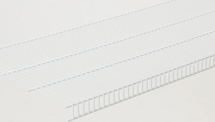 ClosetMaid 1396 Wire Shelf, 60 lb, 20 in L, 72 in W, Steel, White, Pack of 6