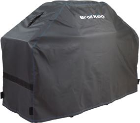 Broil King 68491 Grill Cover, 25 in W, 46 in H, Polyester/PVC, Black