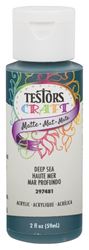 Testors 297481 Craft Paint, Matte, Deep Sea, 2 oz, Bottle