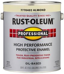 Rust-Oleum 7770402 Enamel Paint, Gloss, Almond, 1 gal, Can, 230 to 390 sq-ft/gal Coverage Area