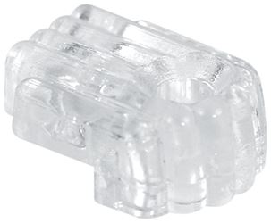 Prime-Line U9002 Mirror Clip, Acrylic, Clear, 6/PK, Pack of 6