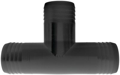 Green Leaf T34P Hose Adapter Tee, Polypropylene, Black, Pack of 5