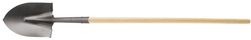 Ames 1554300 Shovel, 8-1/4 in W Blade, Steel Blade, Hardwood Handle, Long Handle, 46 in L Handle