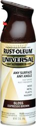 Rust-Oleum 245215 Enamel Spray Paint, Gloss, Espresso Brown, 12 oz, Can