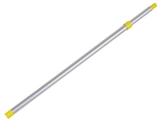 Mr. LongArm Twist-Lok 9248 Extension Pole, 1 in Dia, 4.3 to 8.1 ft L, Aluminum, Aluminum Handle, Round Handle