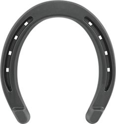 Diamond Farrier DC00HB Horseshoe, 1/4 in Thick, #00, Steel