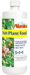 Alaska 100099247 Fish Fertilizer, 32 oz Bottle, Liquid, 5-1-1 N-P-K Ratio