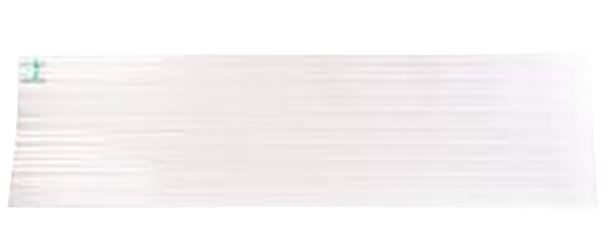 Tuftex PolyCarb Series 1418B Greca Roof Panel, 10 ft L, 26 in W, Corrugated Profile, 0.032 in Thick Material, Clear, Pack of 10