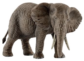 Schleich-S 14761 Figurine, 3 to 8 years, Female African Elephant, Plastic