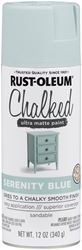 Rust-Oleum 302595 Chalk Spray Paint, Ultra Matte, Serenity Blue, 12 oz, Can