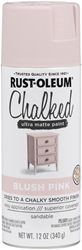 Rust-Oleum 302594 Chalk Spray Paint, Ultra Matte, Blush Pink, 12 oz, Can