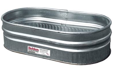 Behlen Country 50130198 Farm Stock Tank, Round, 44 gal Capacity, Steel, Galvanized