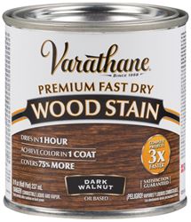 Varathane 262025 Wood Stain, Dark Walnut, Liquid, 0.5 pt, Can, Pack of 4