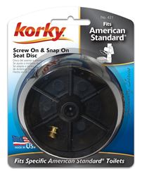 Korky 0421BP Combo Seat Disc, For: Snap-On and Screw-On Tilt Flush Models, American Standard