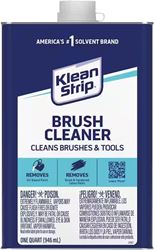 Klean Strip QKGB75012 Brush Cleaner, Liquid, White, 1 qt