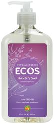 Ecos PL9665/6 Hand Soap Clear, Liquid, Clear, Lavender, 17 oz, Bottle