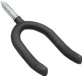 Crawford SH13-25 Tool Holder Hook, 50 lb, Screw, Steel, Black