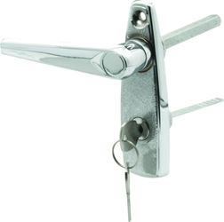 Prime-Line GD 52147 L-Handle and Locking Unit, 5/16 in L Shaft, Chrome