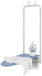 Honey-Can-Do BRD-01350 Ironing Board, 42 in L x 14 in W Board, Blue/White Board