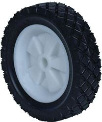 MARTIN Wheel 615P-OF Lawn Mower Wheel, Semi-Pneumatic, Universal, Plastic/Rubber