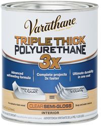 Varathane 284472 Polyurethane, Semi-Gloss, Liquid, Clear, 1 qt, Can, Pack of 2