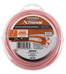 Arnold Xtreme Professional WLX-95 Trimmer Line, 0.095 in Dia, 40 ft L, Monofilament