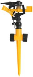 Landscapers Select DY601-7053L Lawn Sprinkler with 2-Way Spike, Female, Round, Plastic