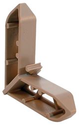 Prime-Line PL 15759 Screen Frame Corner, Plastic, Tan, For: Pella Screen Frames