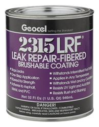 Geocel 25200 Brushable Coating, Clear, 1 qt Can, Liquid