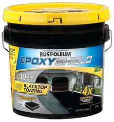 Rust-Oleum 247471 Blacktop Coating, Liquid, Black, Solvent Like, 2 gal, Pail