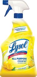 Lysol 1920075352 All-Purpose Cleaner, 32 oz Spray Bottle, Liquid, Lemon Breeze, Turquoise