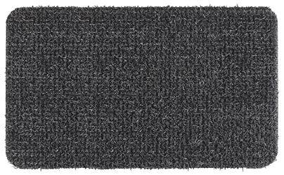 Grassworx 10372029 Door Mat, 29-1/2 in L, 17-1/2 in W, Rectangular, Solid Pattern, Flint