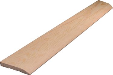 ALEXANDRIA Moulding L723A-20096C1 Ranch Base Moulding, 96 in L, 3-1/4 in W, 7/16 in Thick, Solid Pine, Pack of 4