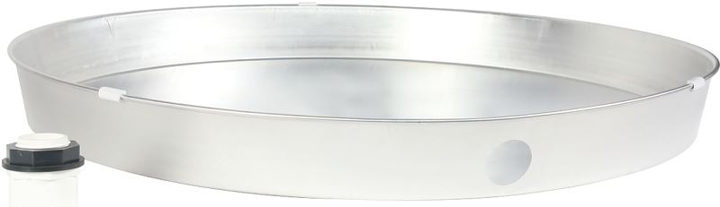 Camco USA 20810 Recyclable Drain Pan, Aluminum, For: Gas or Electric Water Heaters