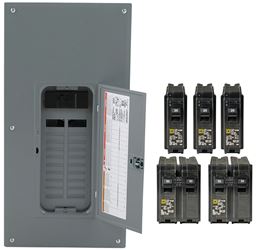 Square D HOM2040M200PCVP Load Center, 40 -Pole, 200 A, 20 -Space, Plug-On Neutral, NEMA 1 Enclosure