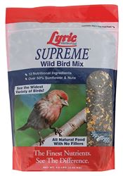 Lyric 26-19066 Supreme Mix Bird Feed, 4.5 lb Bag, Pack of 8