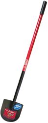 BULLY Tools 92702 Caprock/Pony Shovel, 9 in W Blade, 12 ga Gauge, Steel Blade, Fiberglass Handle, Long Handle