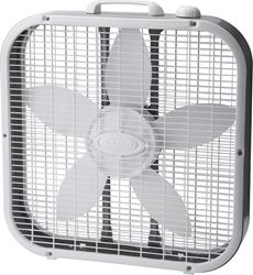 Lasko 3733 Box Fan, 3-Speed, 1710 cfm Air, White