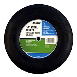 ARNOLD 10275-B Tread Wheel, Semi-Pneumatic, Steel, For: Lawn Mowers