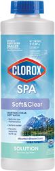 Clorox Pool & Spa 58032CSP Soft and Clear Chemical, 32 oz, Pack of 6
