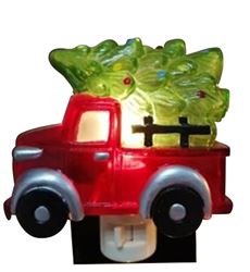 Hometown Holidays 65607 Light Night Truck with Tree, 120 V, 5 W, Soft White Light, 3500 hr Average Life