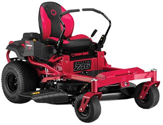 Troy-Bilt 17ARFACTA66 Zero-Turn Riding Mower, 22 hp, 725 cc Engine Displacement, 2-Cylinder, 46 in W Cutting