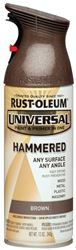 Rust-Oleum 245218 Hammered Spray Paint, Hammered, Brown, 12 oz, Can