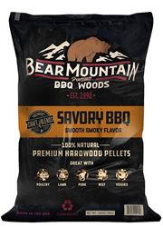 Bear Mountain Craft Blends FK93 Savory BBQ Pellet, 20 in L, Wood, 20 lb Bag